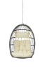 Outdoor Garden Rattan Egg Swing Chair Hanging Chair Wood - as Pic