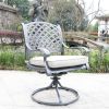 Dining Swivel Rocker; Sand Dollar; Set of 2 - as Pic