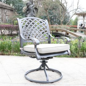 Dining Swivel Rocker; Sand Dollar; Set of 2 - as Pic