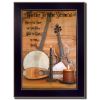 "Music" By Billy Jacobs, Printed Wall Art, Ready To Hang Framed Poster, Black Frame - as Pic