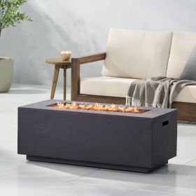 AIDAN 40" RECTANGULAR FIRE PIT - 40,000 BTU - as Pic