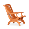 Eucalyptus Plantation Chair Natural Oil - as Pic