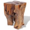 Stool Solid Teak Wood - Brown