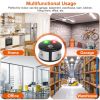 360° Ultrasonic Pest Repeller Electronic Plug-in Pest Control Mouse Chaser Blocker Repellent Deterrent - Black