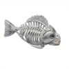 Spook Up Your Home with this Life-Size Skeleton Fish Decoration! - Fishbone Style