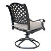 Dining Swivel Rocker; Sand Dollar; Set of 2 - as Pic