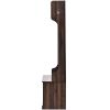 U-Can Hall Tree with 6 Hooks , Coat Hanger, Entryway Bench, Storage Bench, 3-in-1 Design, 39.4INCH, for Entrance, Hallway(Tiger) - as Pic