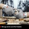 Cut Resistant Gloves - Ambidextrous, Food Grade, High Performance Level 5 Protection. Size Medium, Complimentary Ebook Included - XL