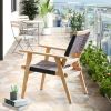 Patio Furniture Chair Black Rope Furniture Chairs for 2,Outdoor Conversation Sectional for Backyard Poolside, Garden - as Pic