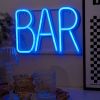 1pc, BAR Neon Light, LED Business Bar Sign Light On Off Switch Open Bright Light Neon, Without Battery - Warm