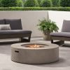 50 000 BTU ROUND MGO FIRE TABLE TANK OUTSIDE - as Pic