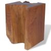 Stool Solid Teak Wood - Brown