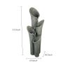 33.5inches Indoor Table Waterfalls Rockery Tiered Rock Water Feature with LED Lights - 33.5inches