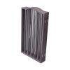 Pet Gate – Dog Gate for Doorways;  Stairs or House – Freestanding;  Folding ;  Dark brown; Arc Wooden - Dark brown