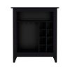 Bar Cabinet Castle, Living Room, Black - Black