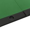 10-Player Folding Poker Table Green 81.1"x41.7"x29.5" - Green