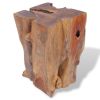 Stool Solid Teak Wood - Brown