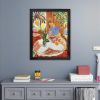 Framed Canvas Wall ArtOil Paintings Impressionism Aesthetic Prints Canvas Paintings for Living Room Bedroom Office Home - 16*24