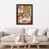 Framed Canvas Wall ArtOil Paintings Impressionism Aesthetic Prints Canvas Paintings for Living Room Bedroom Office Home - 8*10