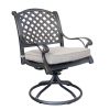 Dining Swivel Rocker; Sand Dollar; Set of 2 - as Pic