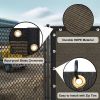 Artpuch Privacy Fence Screen Brown Customized Outdoor Mesh Panels for Backyard, Balcony,Patio,Construction Site with Zip Ties - 3x49 ft - Brown