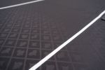 INO Design 96" Oval Black Aura Texas Holdem Casino Game Poker Table With Curved Legs DropBox - as Pic