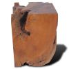 Stool Solid Teak Wood - Brown
