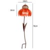 Bird Feeder Bottle with Stand Metal Flower Shaped Outdoor Garden Decoration Pink Coneflower Bird Feeder Container Accessories - Blue