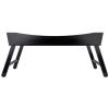 Wood Benito Serving Breakfast Bed Tray, Espresso Finish - Espresso