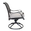 Dining Swivel Rocker; Sand Dollar; Set of 2 - as Pic