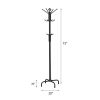 Black Metal Coat Rack - as Pic