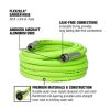 Flexzilla® Garden Hose, 3/4" x 50', 3/4" - 11 1/2 GHT Fittings, Flexible Hybrid Polymer, ZillaGreen® - Flexzilla