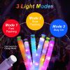 LED Glow In The Dark LED Light Party Pop Tubes For Christmas Holiday Party - 24PCS